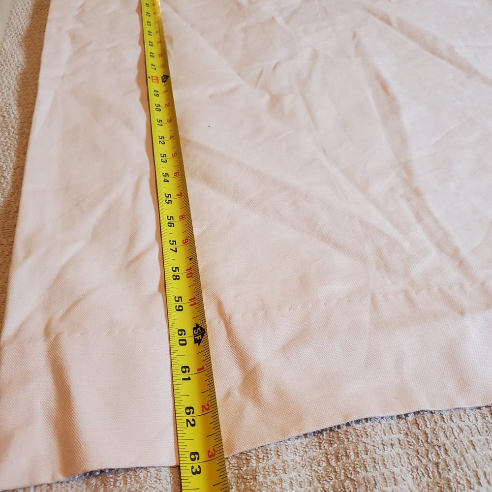 Potterybarn Kids Light Pink Blackout Curtain Panel Cotton 44x63 Rod Pocket - Picture 2 of 8